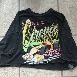 H&M Medium Graphic Crop Top